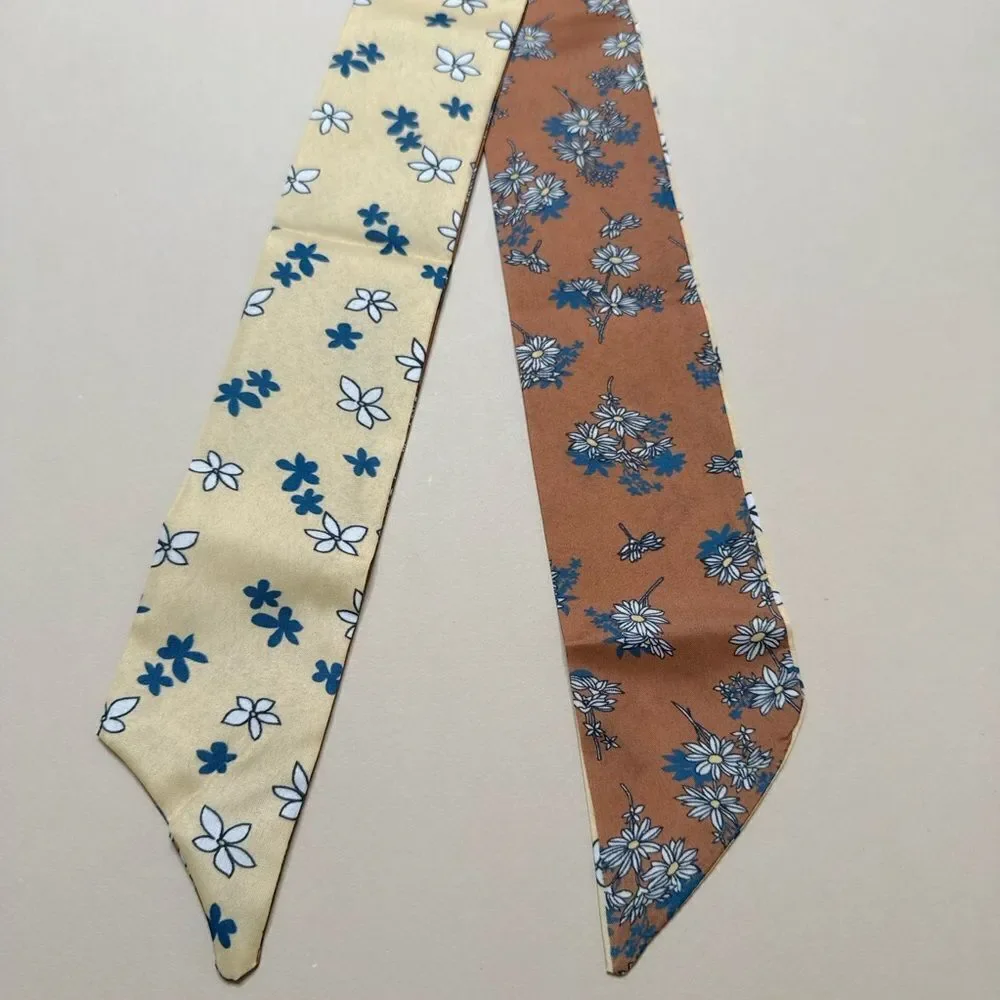 Floral scarf #1836